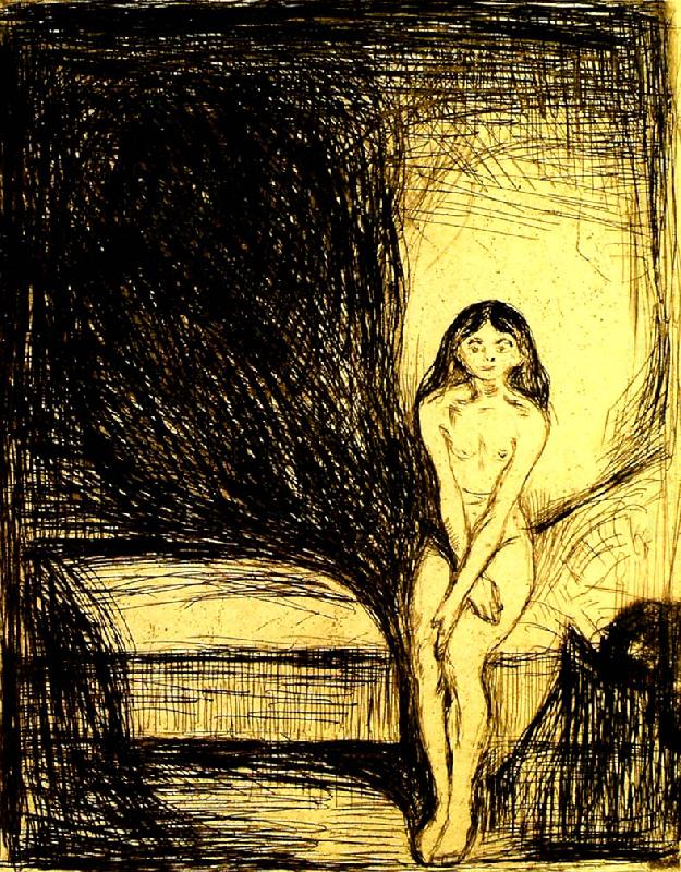 Edvard Munch pubertet china oil painting image